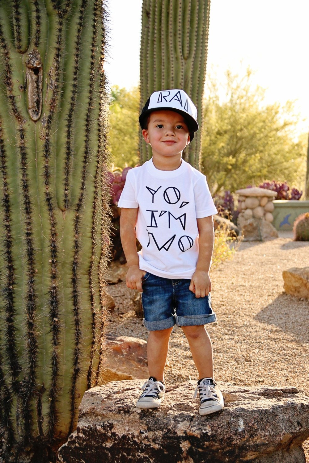 YO, I'M TWO Kids Tee + Tank, Two Year Old Birthday Shirt, Toddler…