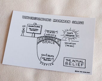 Understanding Mormon Grace Pass-Along "Explainer" 4 x 6 Double-Sided Cards