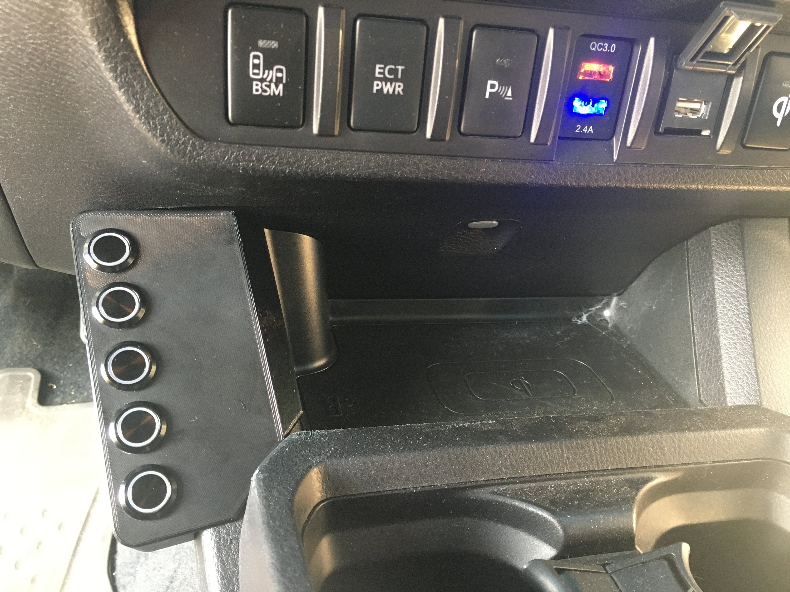 Custom 5-switch Panel for Center Console - Etsy