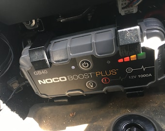 Car battery jump start mount for  Desert Does It Front Multi Mount Panel