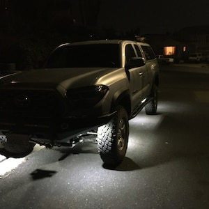 Rock light mounts for 2016+ Toyota Tacoma