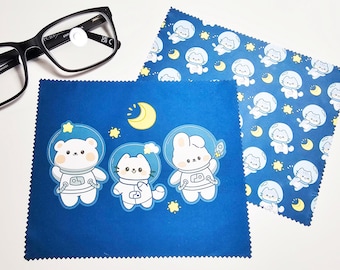 Space Friends Screen Cleaner, Lens Cloth, Glass Wipes