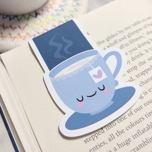 Teacup Bookmark, Cup of Tea Planner Clip, Cute Tea Bookmark, Back to School, Reading Gift, Bookmark for Teacher