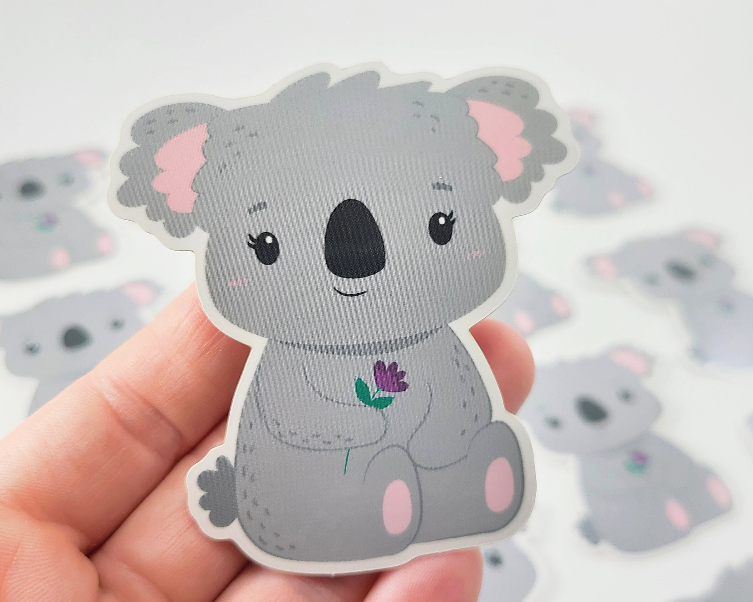 Koala Sticker Vinyl Stickers Laptop Decal Koala Gift Gift Etsy