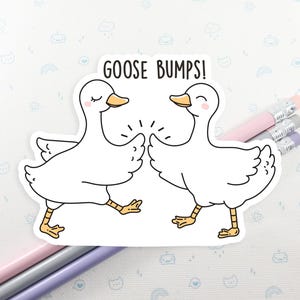 Goose Bumps Vinyl Sticker Waterproof