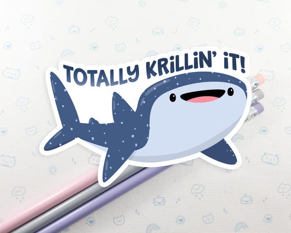 Whale Shark Sticker, Vinyl Stickers, Laptop Decal, Whale Shark Gift, Gift for Her, Cute Sticker, Whale Shark Decal, Small Whale Gift