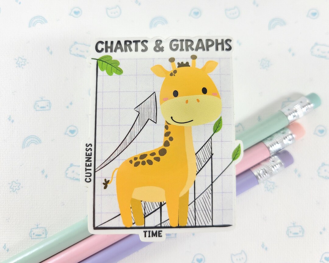 Giraffe Chart Sticker S0069 Vinyl Stickers Laptop Decal - Etsy