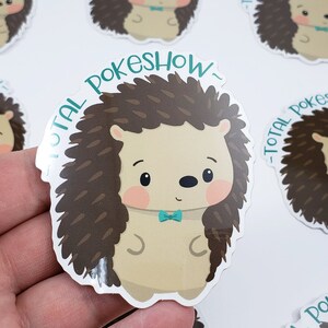 Hedgehog Sticker, S0073, Vinyl Stickers, Laptop Decal, Hedgie Gift for Her, Cute Sticker, Small Gift Idea, Hedgie Decal, Hedgehog Pun Gift