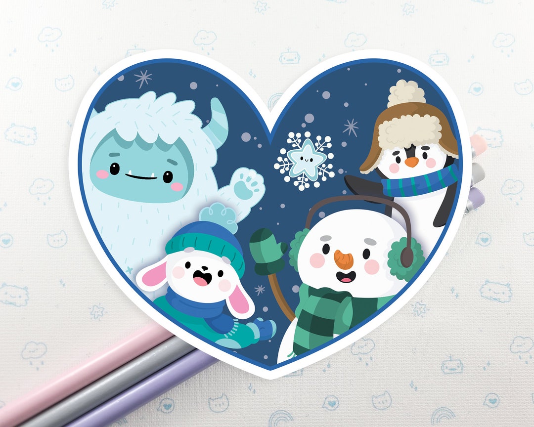 Chill Crew Sticker, Cute and Cozy Sticker, Cute Coffee Sticker, Laptop ...