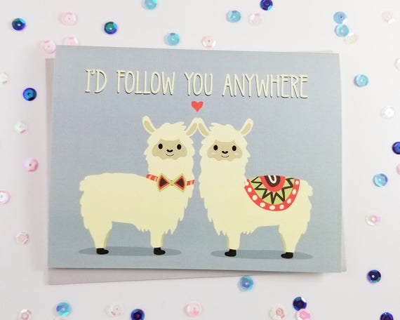 alpaca love card alpaca
