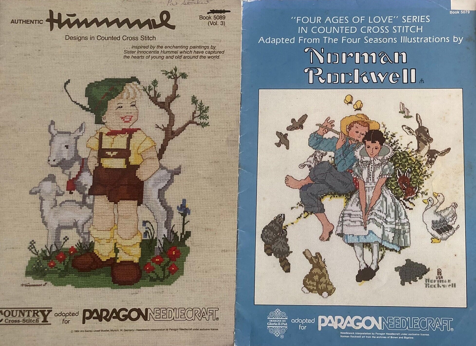 Authentic Vintage 1980's Hummel & Norman Rockwell Cross - Etsy