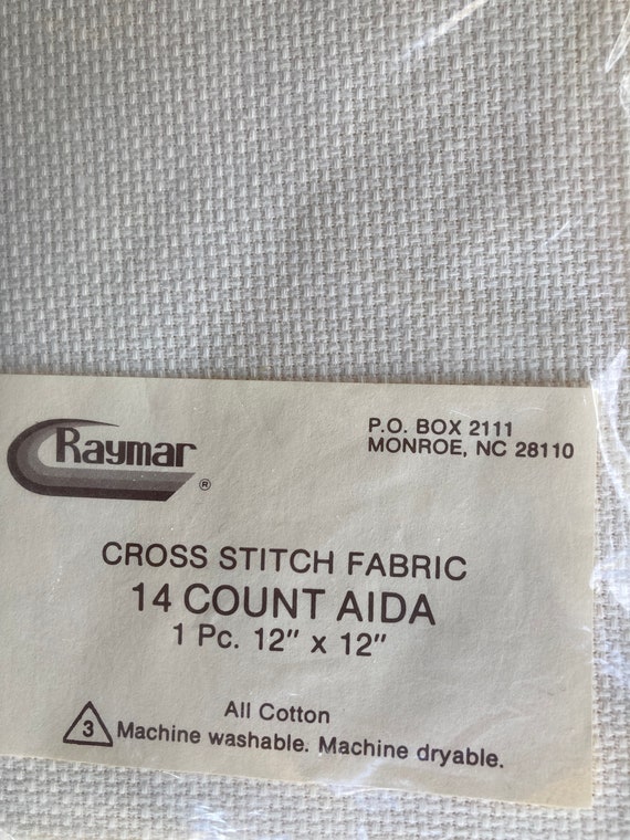 AIDA Fabric 14 Count, Cross Stitch Fabric, Fabric to Stitch, Needlepoint  Fabric, Fabric for Embroidery, Great Choice for Beginners 10 Colors 