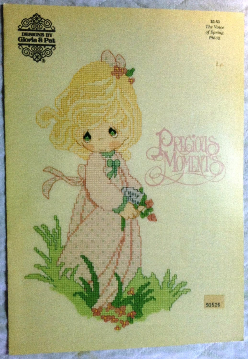 Vintage Precious Moments Cross Stitch Pattern Leaflet PM-12 | Etsy