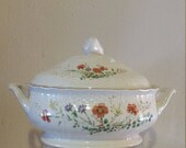 Mikasa, Margaux, Fine Ivory, Tureen with Notch in Lid, Vintage Mikasa Tureen.