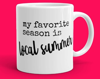 New Jersey gifts | local summer NJ mug | jersey shore | bennies | proud local | i love NJ | funny | gifts under 20 | gifts under 15