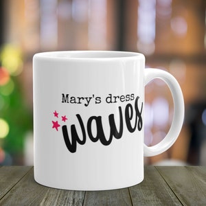 Springsteen dress waves mug | sways | spring nuts | bruce fan gifts NJ | thunder road | New Jersey | funny | gifts under 20 | gifts under 15