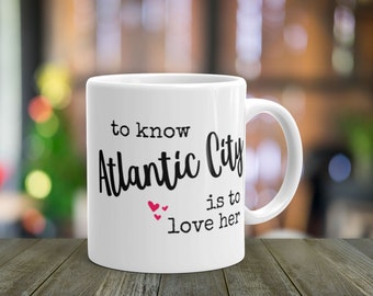 Personalized New Jersey gift hometown mug NJ | housewarming gift | new home | gifts under 20 | gifts under 15 | atlantic city