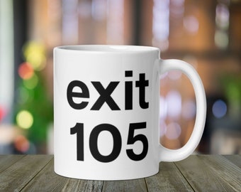 New Jersey personalized what exit number mug NJ | funny jersey gift | housewarming | apartment warming  | gifts under 20 | gifts under 15