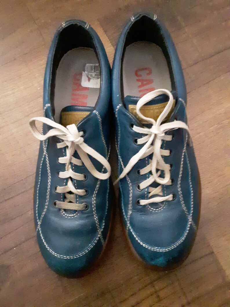 Vintage Camper Bowling Style Leather Womens Shoes Sneakers Vintage Camper Bowling Style Leather Womens Shoes Sneakers