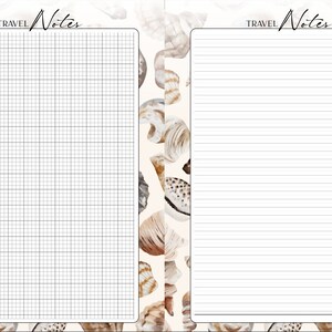 By the Sea Travel Planner Notes digital planner download / digital planner / printable planner / travel planner / Adobe PDF / simple planner
