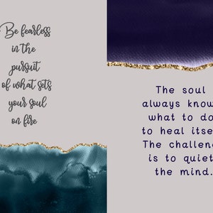Soul on Fire: Version 2 / Set of 6 digital planner dashboards / digital download / digital planner / printable planner / Adobe PDF