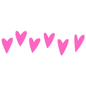 Marching Hearts / Valentine&#39;s Day / SVG JPG PNG Clipart Graphic Sublimation Digital Download