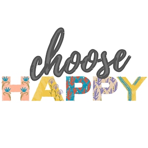 Choose Happy SVG JPG PNG Clipart Graphic Sublimation Digital Download