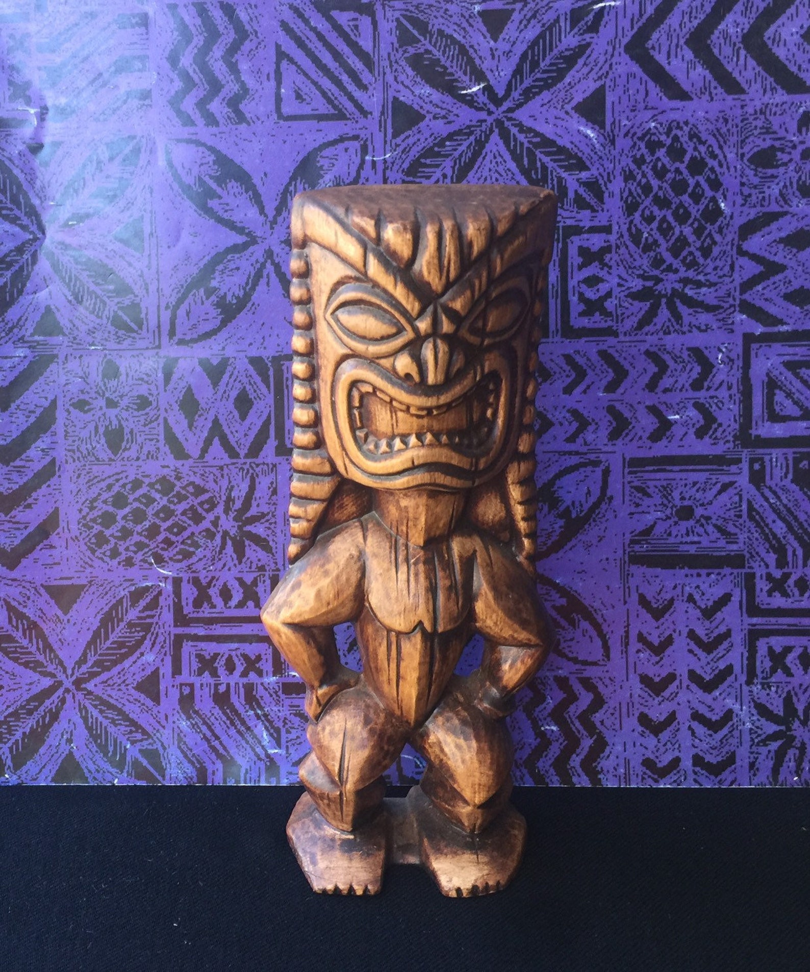 Vintage Treasure Craft HAWAIIAN Ceramic TIKI FIGURE Etsy