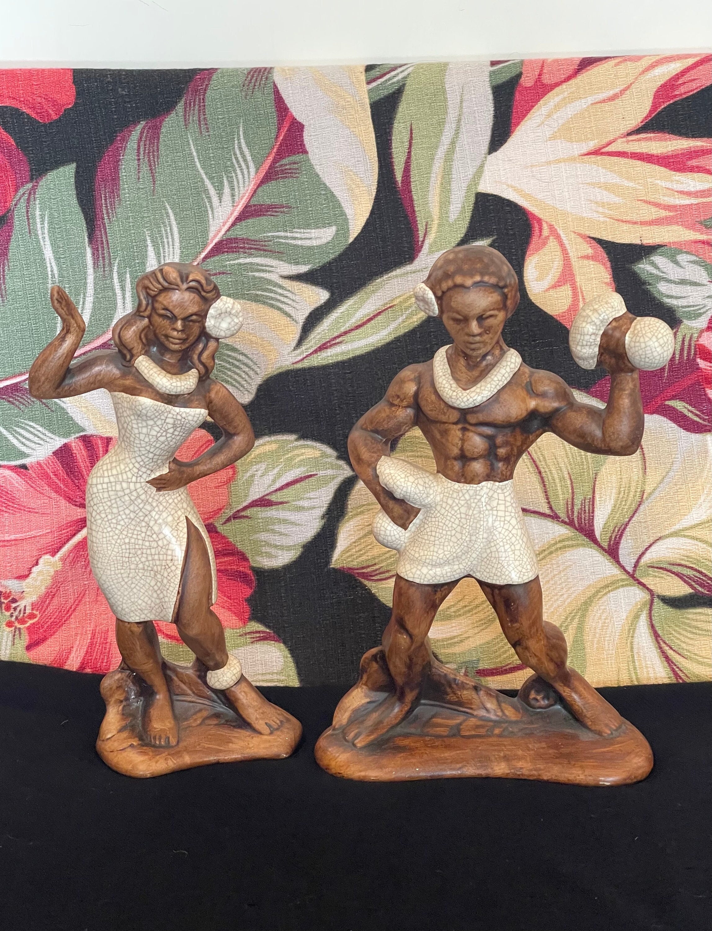 彫刻・オブジェ Treasure Craft Hula Girl Hawaii 05 Treasure Craft Hawaiian Hula Girl Figurine, Vintage Hawaii