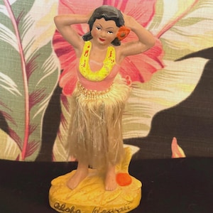 Vintage Aloha Hawaii HULA NODDER Napco Japan