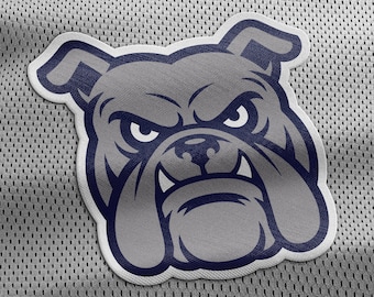 Logotipo de mascote Bulldog | Arquivos SVG e PNG personalizáveis | Equipes, escolas, clubes, eSports | Série de mascotes HMX