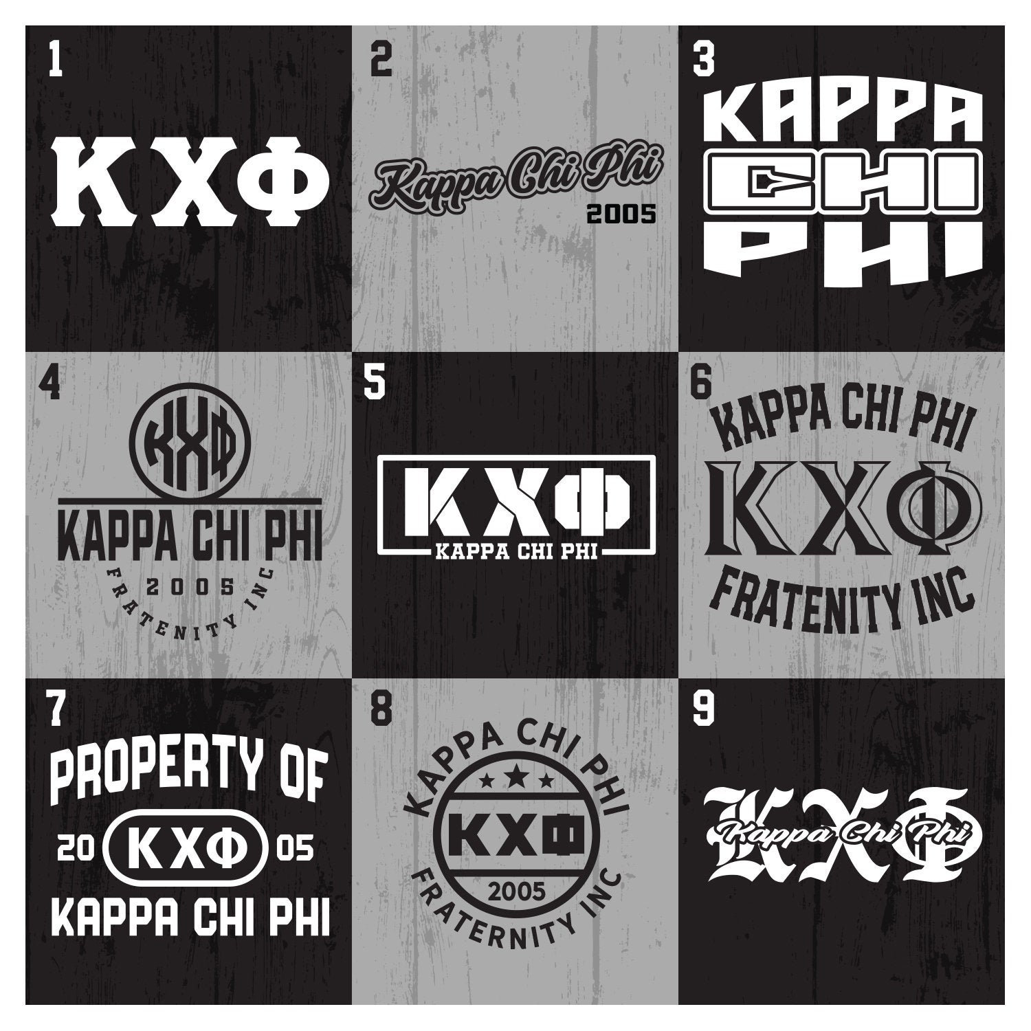 Exlusive New Custom Greek Letter Vinyl Car Decal 1 Color Etsy