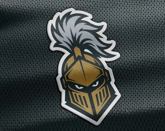 Ritter Maskottchen Logo | Anpassbare SVG- und PNG-Dateien | Mannschaften, Schulen, Vereine, Esports | HMX Maskottchen Serie