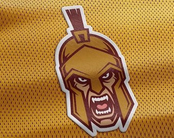 Logotipo do mascote Spartan | Arquivos SVG e PNG personalizáveis | Equipes, escolas, clubes, eSports | Série de mascotes HMX