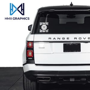 Custom Sports & School Vinyl Decals Vol. 1 | Personalized Decals | Varsity Decals | Car Decals | Sport Decals | Fundraiser Decals