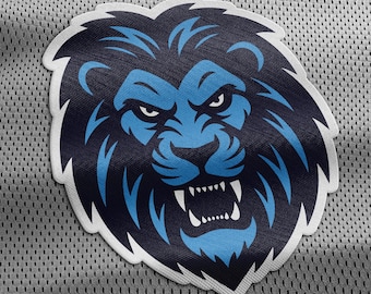 Logotipo de mascote leão | Arquivos SVG e PNG personalizáveis | Equipes, escolas, clubes, eSports | Série de mascotes HMX
