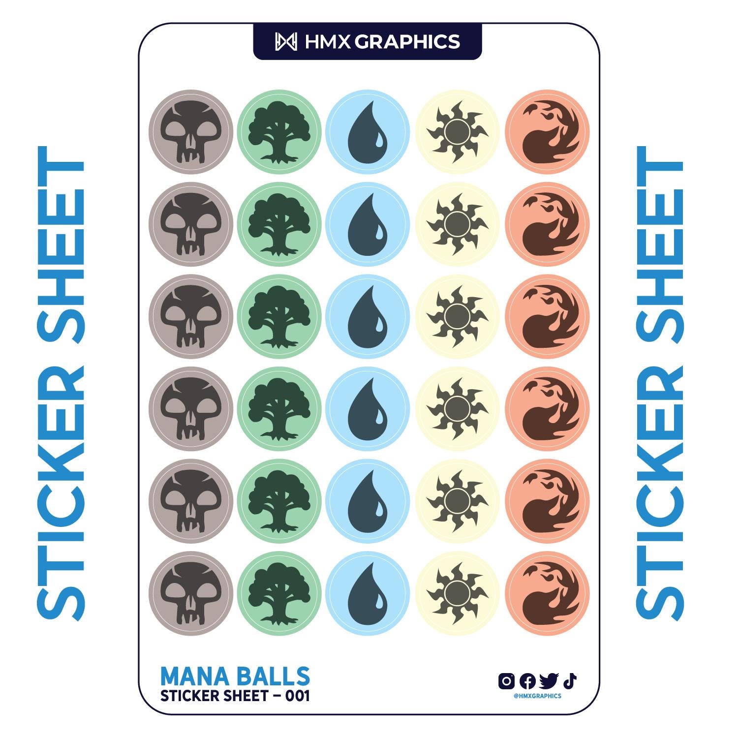 mtg card stickers Trained Blessed Mind [Unfinity Stickers] – TokenMTG main image 1