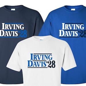New &quot;Irving Davis &#39;28&quot; T-Shirt | Available in Sizes S-4XL | Available in 3 Colors | 6.0 oz, 100% Cotton