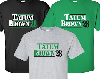 New "Tatum Brown '28" T-Shirt | Available in Sizes S-4XL | Available in 3 Colors | 6.0 oz, 100% Cotton