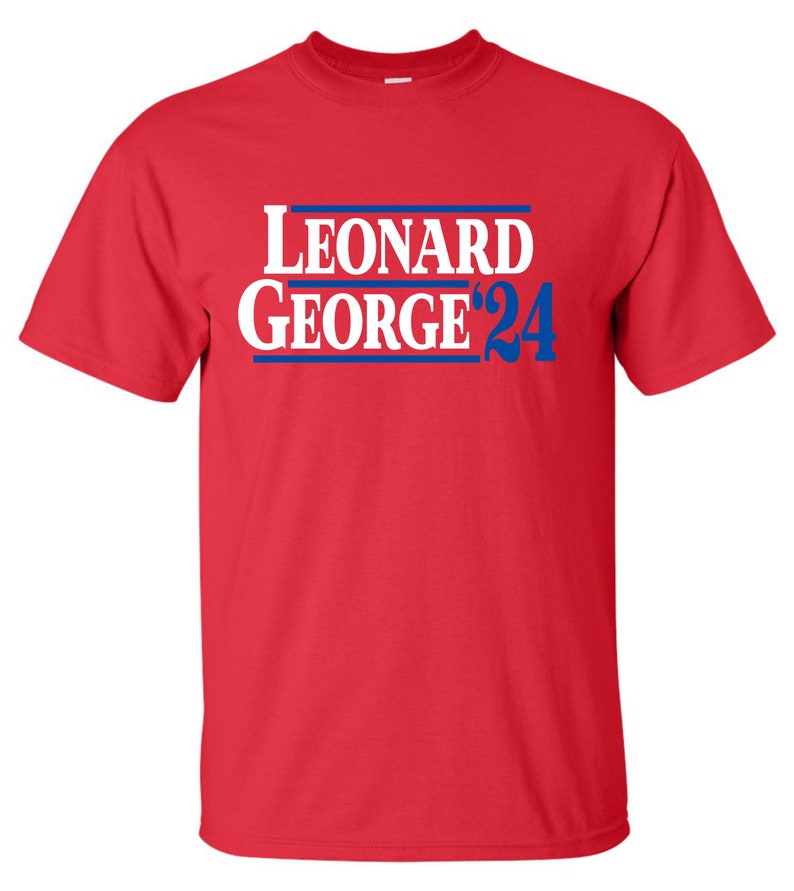 New Leonard George '24 T-Shirt Available in Sizes S-4XL Available in 3 Colors 6.0 oz, 100% Cotton image 3