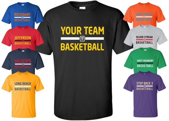 Basketball Team T-Shirt with YOUR 