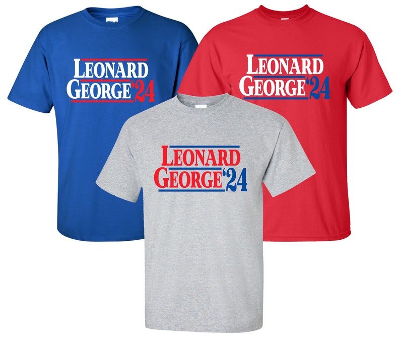 New Leonard George '24 T-Shirt Available in Sizes S-4XL Available in 3 Colors 6.0 oz, 100% Cotton image 1