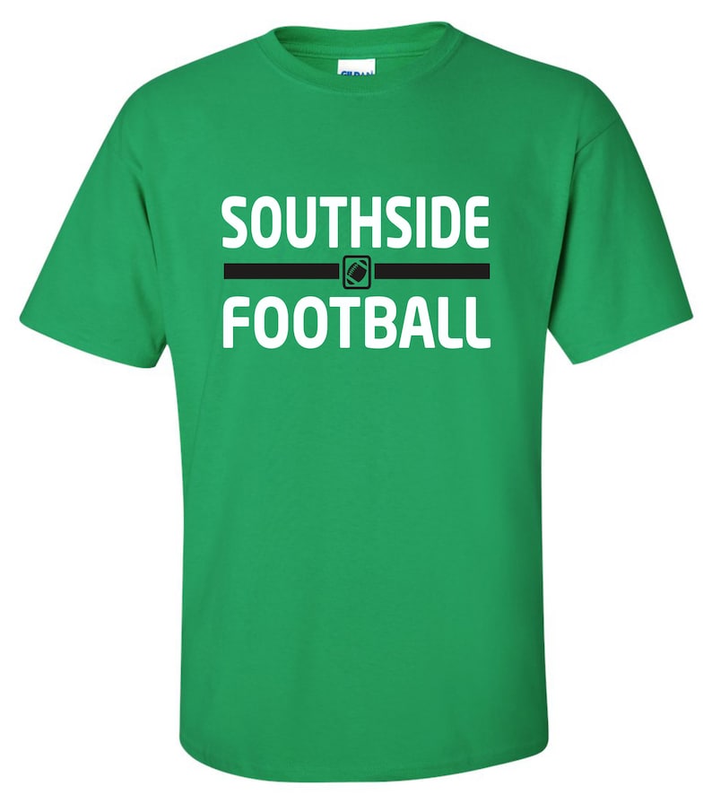 Football Team TShirt with YOUR CUSTOM TEXT Available in Etsy
