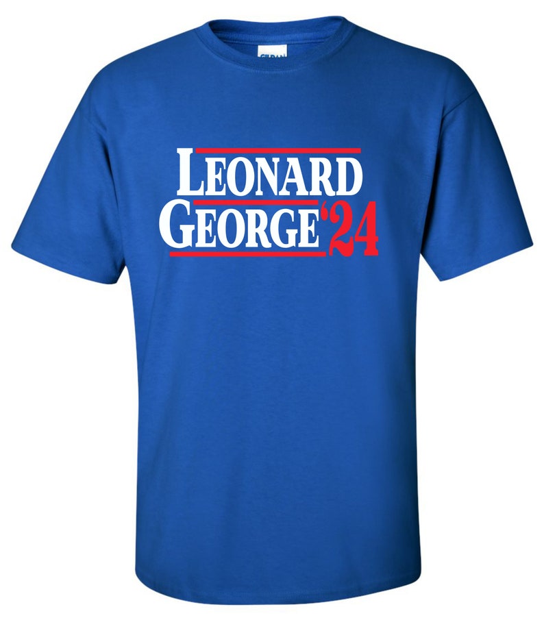 New Leonard George '24 T-Shirt Available in Sizes S-4XL Available in 3 Colors 6.0 oz, 100% Cotton image 2