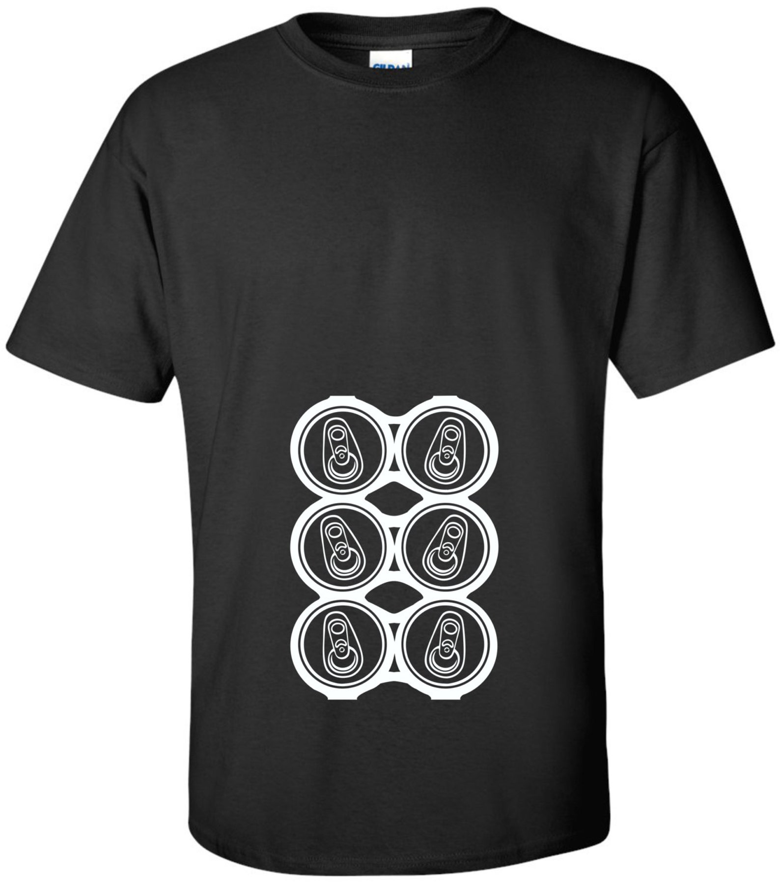 New six Pack Abs T-shirt Available in Sizes | Etsy