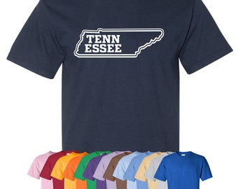 New "Tennessee" T-Shirt or Hoodie | Sizes S-4XL | Available in 3 Styles | 6.0 oz, 100% Cotton