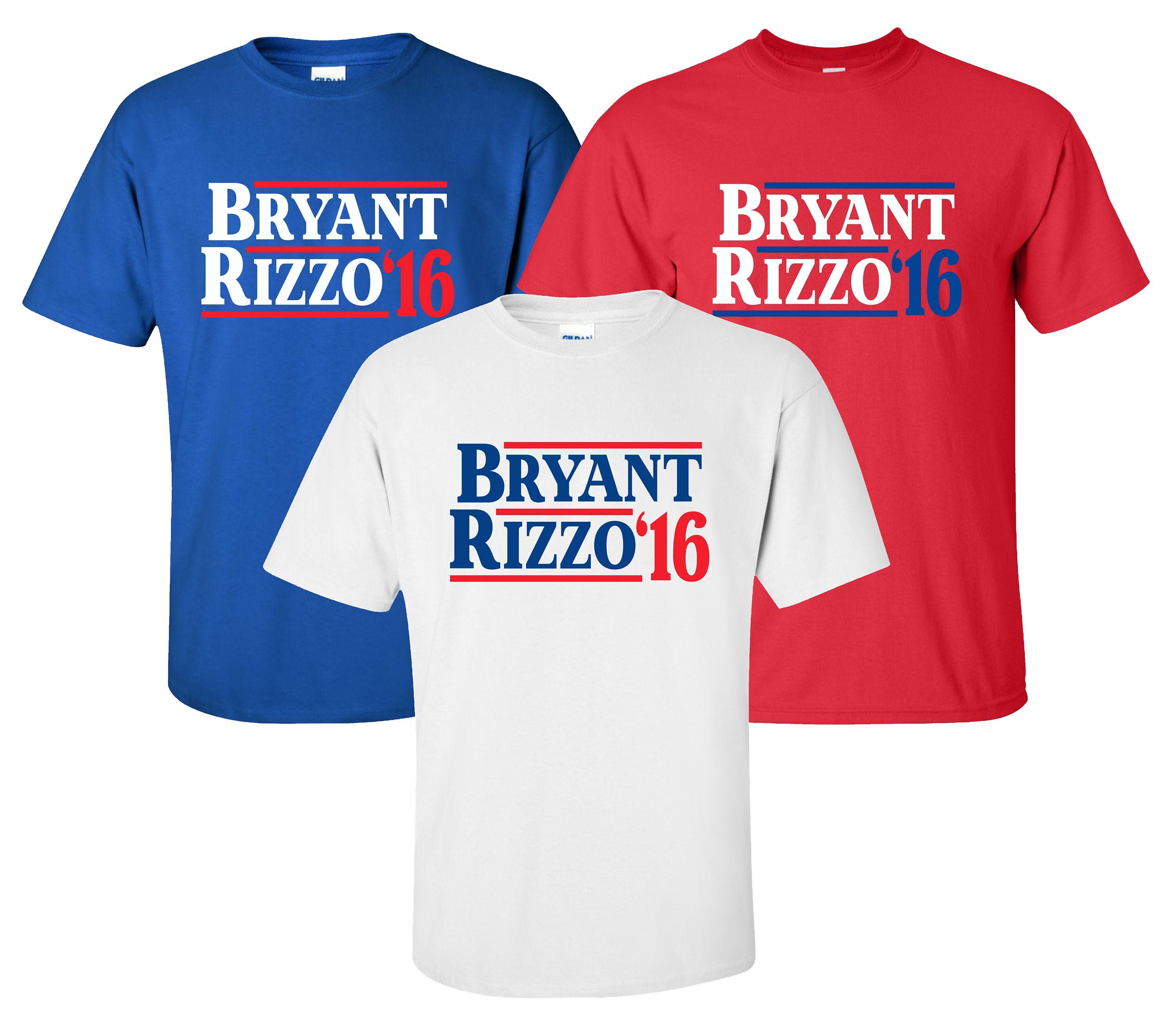 New "Bryant Rizzo '16" T-Shirt | Available in Sizes S-4…