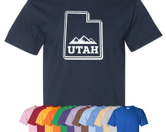 New "Utah" T-Shirt or Hoodie | Sizes S-4XL | Available in 3 Styles | 6.0 oz, 100% Cotton
