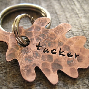 Leaf Dog Tag - Customized Pet Tag - Dog Tag for Dogs - Engraved Dog Tag - Personalized Pet Tag - Dog Tag - Pet Tag