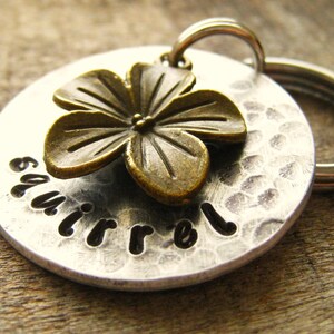 Pet ID Tags - Flower Dog Tag - Customized Pet Tag - Dog Tag for Dogs - Engraved Dog Tag - Personalized Pet Tag - Dog Tag - Pet Tag